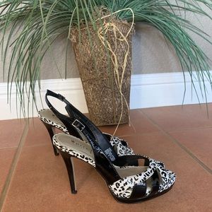 White House Black Market Kurt Cheetah Heel 6.5